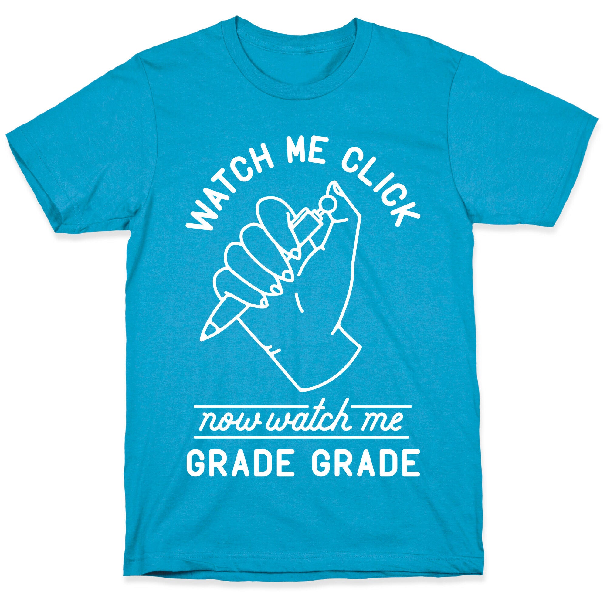 Watch Me Click Now Watch Me Grade Grade Unisex Triblend Tee